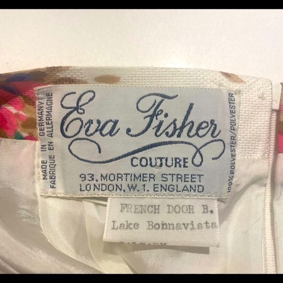 VINTAGE NEW condition Euro designer summer cocktail skirt. XS high waisted - Picture 8 of 10